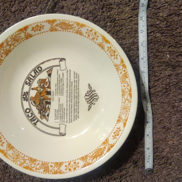 Vintage Taco Salad Bowl - Picture 3 of 3